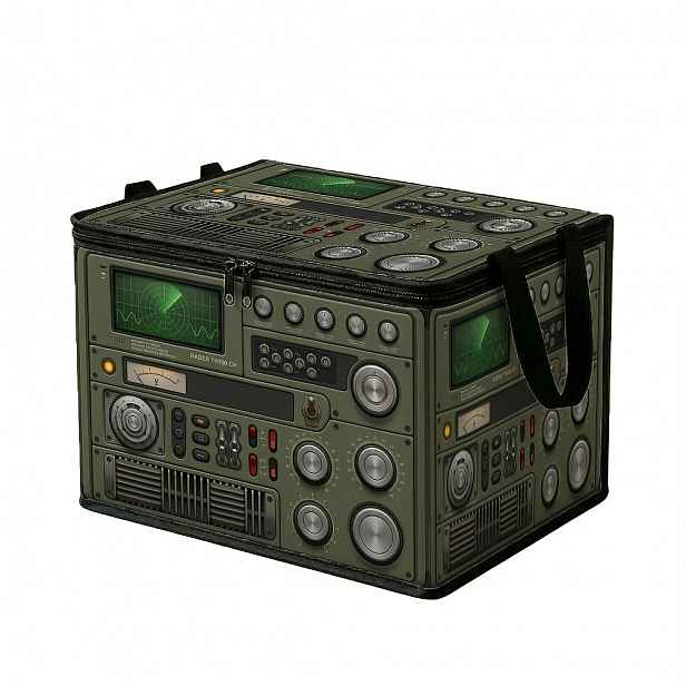 TEMU 1 ks Retro Úložný víkem Radar Panel Elektronické ovládání pro Úložný v šatně Prádelna Použití, Organizace ložnice, Ukládání sezónního oblečení,