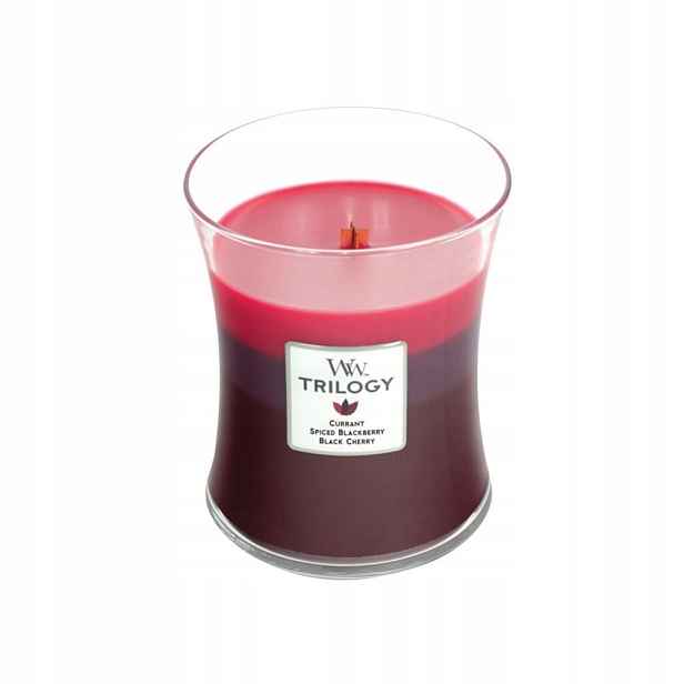 WoodWick Sun Ripened Berries Ww Trilogy Svíčka