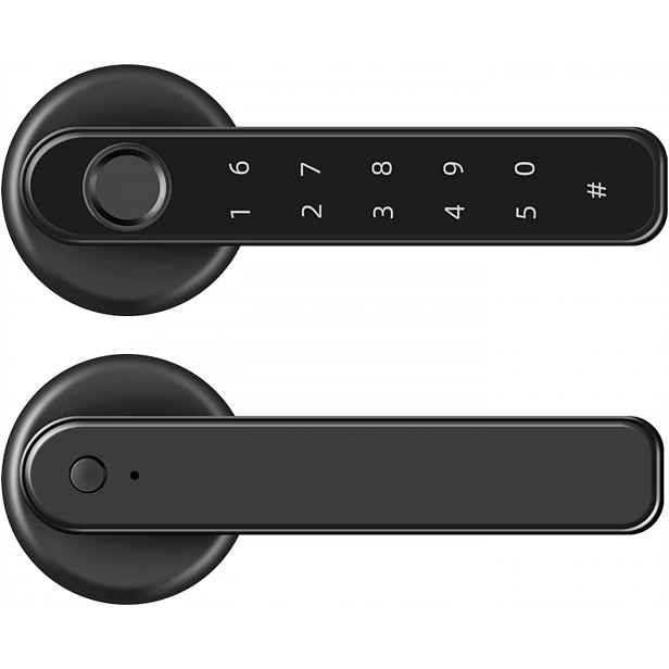 Elektronický zámek dveří Klika na Kód Otisk prstu Zámek Bluetooth