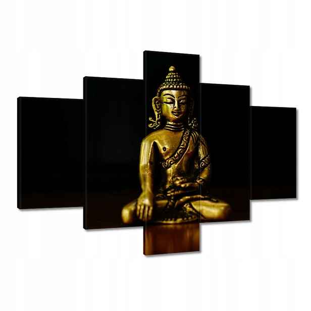 Obrazy 100x70 Zlatý Buddha Zlato