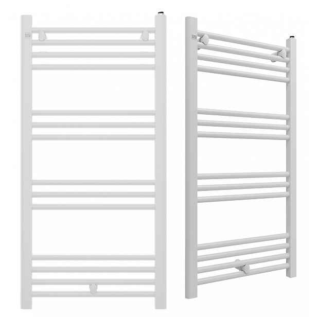 Koupelnový Radiátor Bílý 50/100 cm Žebříkový Radiátor Moderní Puerto