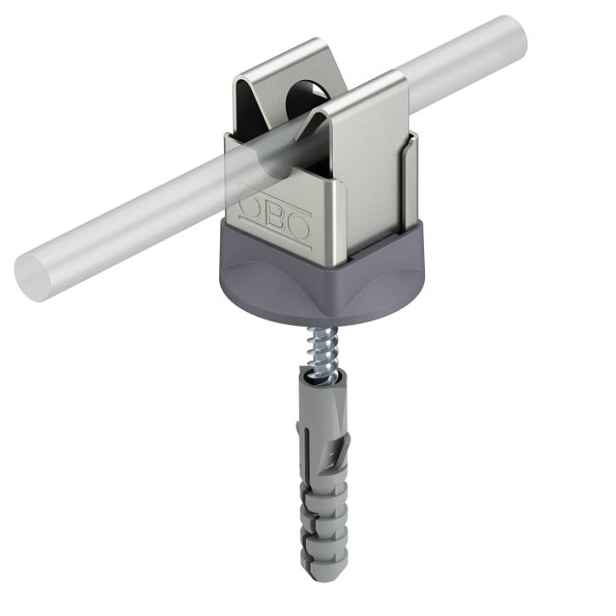 Podpěra vedení OBO šroub, hmoždinka V2A 8 mm 20 mm