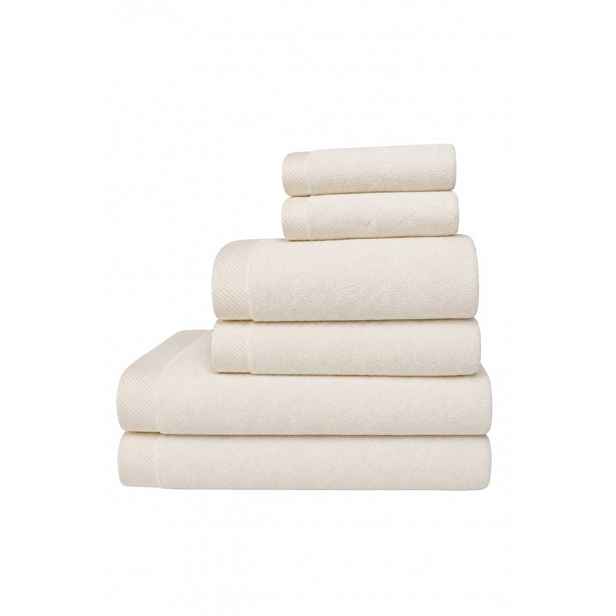Výhodná sada ručníků a osušek MICRO COTTON, 6 ks Smetanová