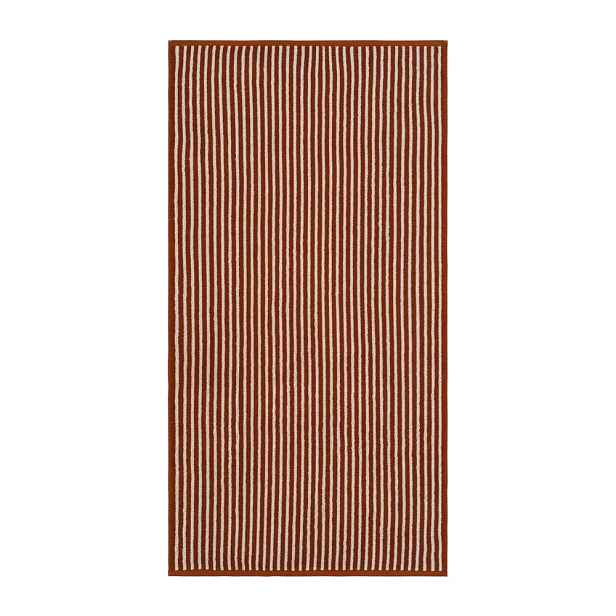 Koňakově hnědá/krémová bavlněná osuška 70x140 cm Dixie – Jotex