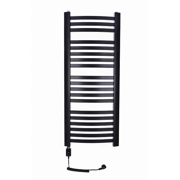 Koupelnový radiátor Vinolli Caro elektrický 900 W černý 115 x 48 cm