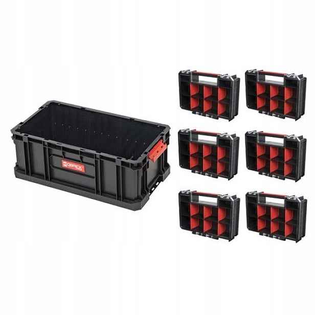 otevřená skříň 6 organizérů Multi, Qbrick System [Z251613PG003]