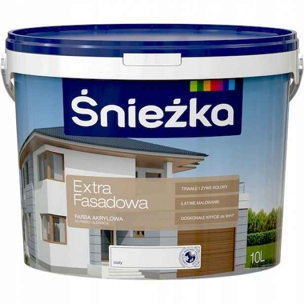 Barva Śnieżka Extra Fasádní Bílá 10L