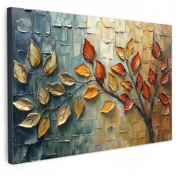 MuchoWow OBRAZ NA PLÁTNĚ Strom - abstraktní - příroda - umění 60x40 cm