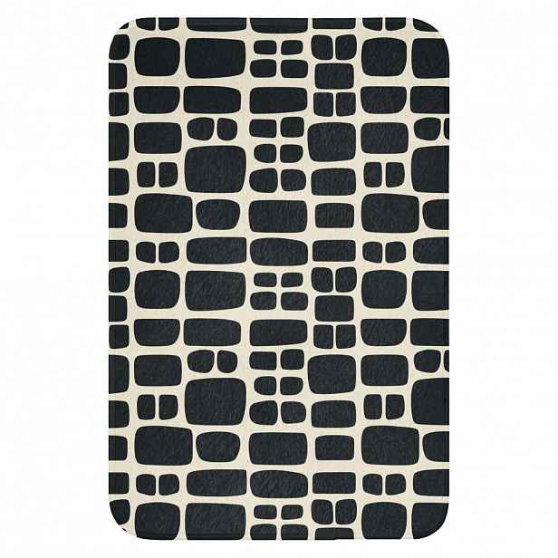 OnlyWow WC PŘEDLOŽKA Moderní - organické - černé 40x60 cm