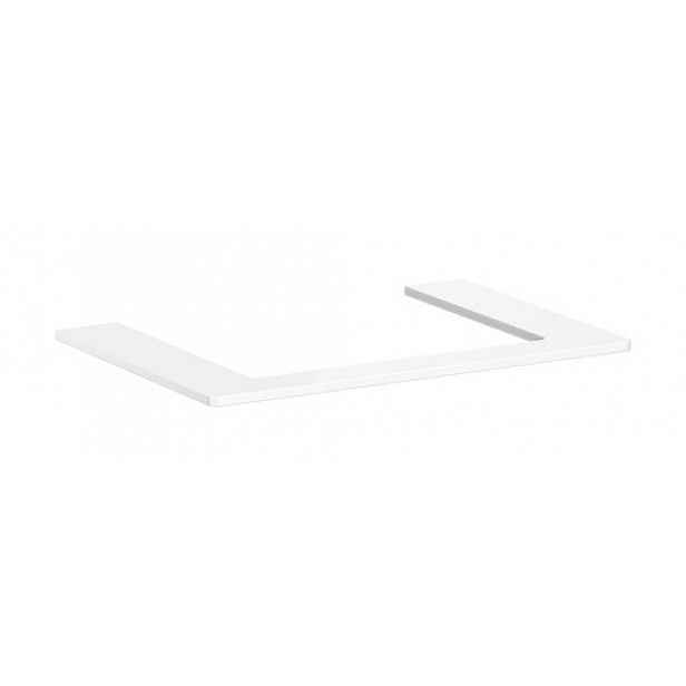 Deska pod umyvadlo Hansgrohe Xelu Q 78x1,6x55 cm bílá lesklá 54109050