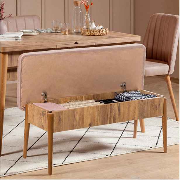 Lavice Vina Bench Atlantic Pine, Stone