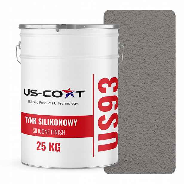 Silikonová Omítka Šedá Tmavě Chladná F275 25 Kg Beránek Granulace 1.5 mm