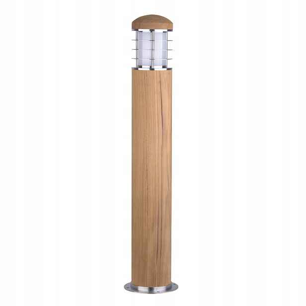 Stojací venkovní zahradní lampa s dřevěným sloupkem 67 cm IP55 Garden Zone