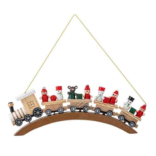 Dřevěná vánoční ozdoba 22 cm Bertie – Bloomingville