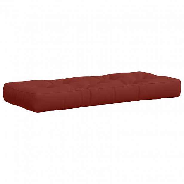 vidaXL Polstr na paletu VIANEN 100% polyester Červená 120 x 40 x 12 cm
