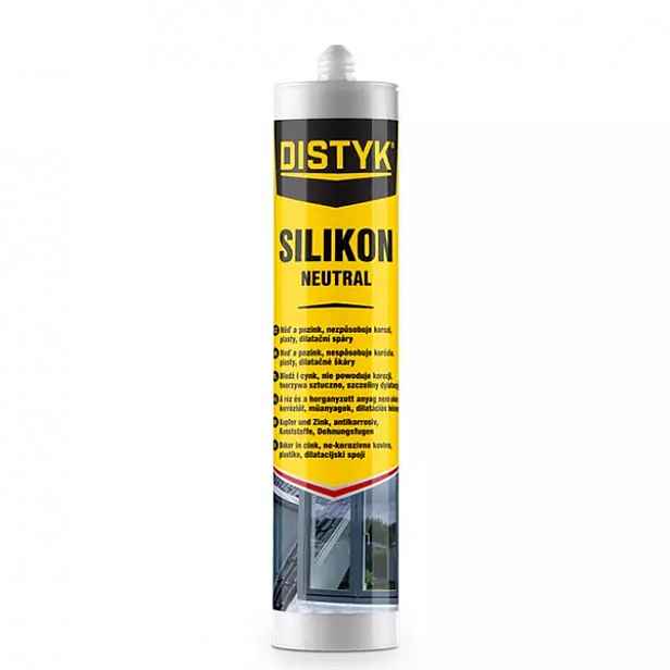 Den Braven Neutrální silikon DISTYK Line 280 ml transparentní
