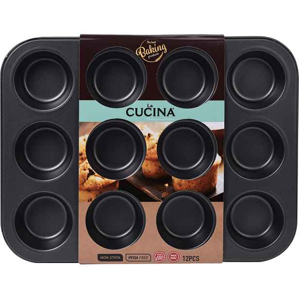 forma MUFFINY 12ks, d6,5cm, 35x26,5x3cm, nepřil.plech