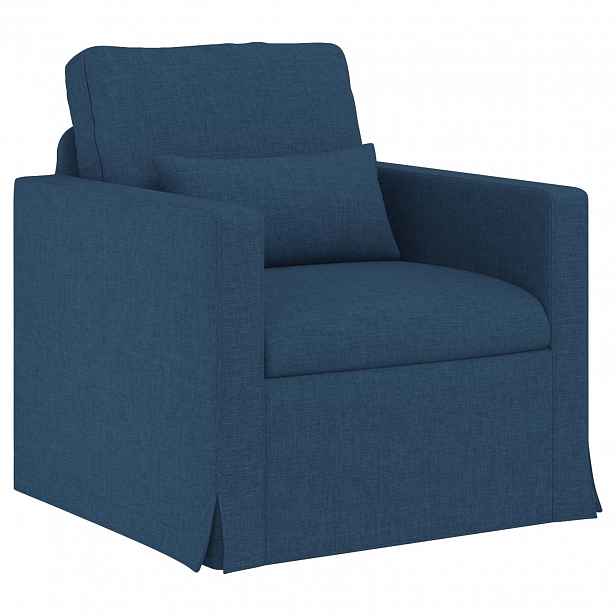 vidaXL Pohovka Modrá 78 x 78 x 80 cm textil
