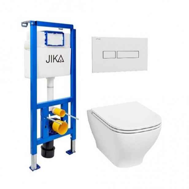 Závěsný WC set do lehkých stěn / předstěnová Jika Deep KMPLDEEPJ