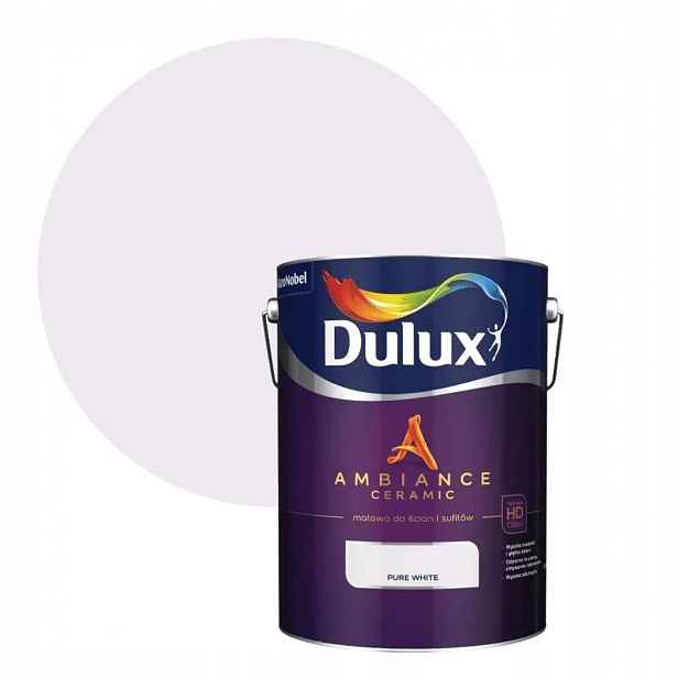 Barva barva Dulux 9 l Pure White mat