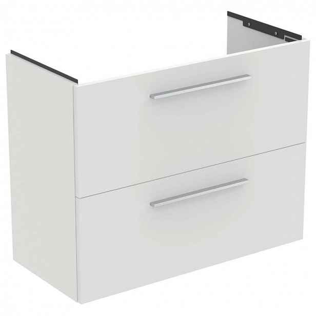 Ideal Standard i.Life S - Skříňka pod umyvadlo, 80x38x63 cm, 2 zásuvky, matná bílá T5295DU