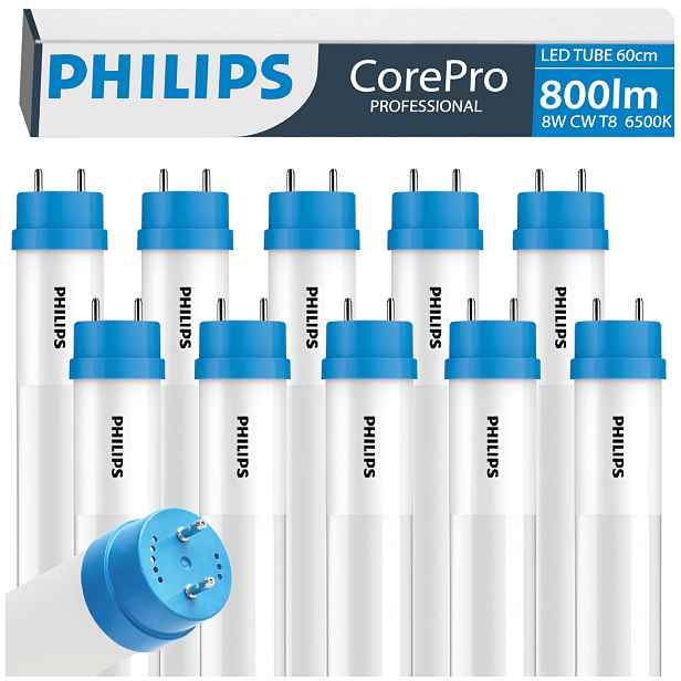 Philips Led žárovka Tuba 60 cm 8 W 18 W 800 lm 6500 K CorePro 10 x Tuby