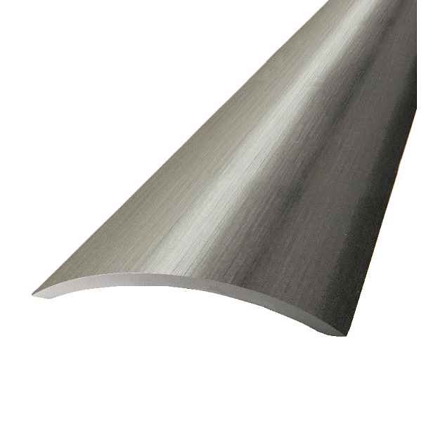Přechodová lišta (profil) Broušený nerez, 900x30 mm, šedá, Profilteam