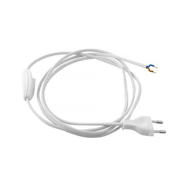 Šňůra flexo s vypínačem 2 m 0,75 mm2 H05VV-F 2X0,75