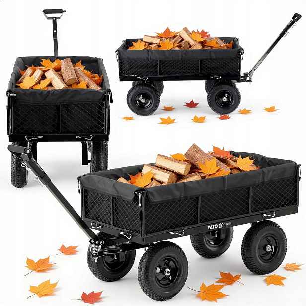 Zahradní Vozík XL 450 Kg S Potahem Yato YT-86970