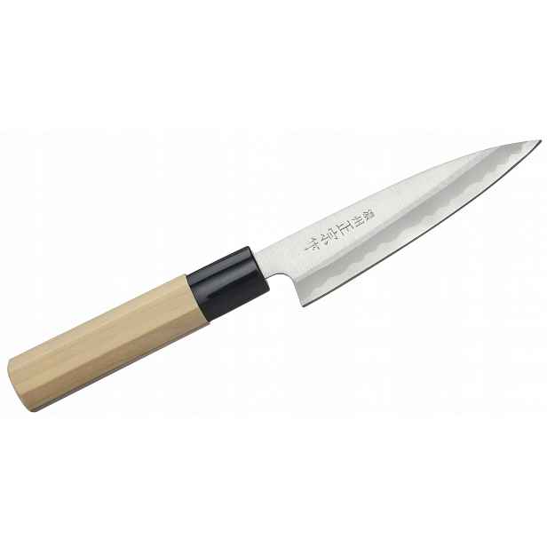 Nůž Deba Satake Yoshimitsu 12 cm Ocel SK-5 62HRC pro ryby