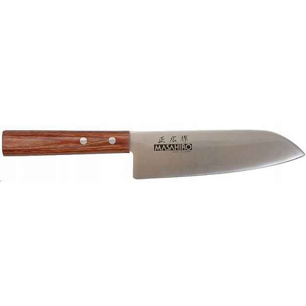 Nůž Masahiro Sankei Santoku 165 mm hnědý [35921]