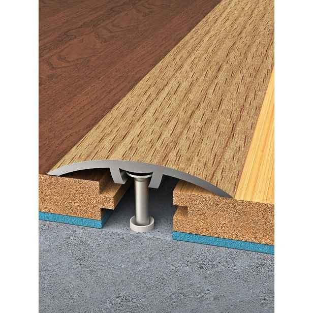 Přechodová lišta (profil) Buk rosé, 900x30 mm, hnědá, Profilteam