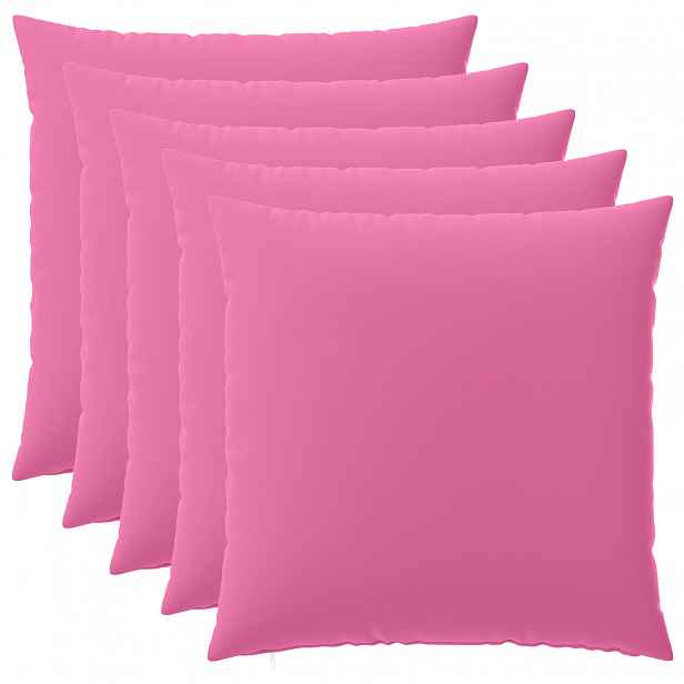 vidaXL Povlak na polštář 6 pcs HEERLEN Růžová 80 x 80 cm Polyester