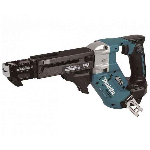 Makita - 18V AKU sádrokartonářský šroubovák se zásobníkem, bez baterie a nabíječky DFR552Z
