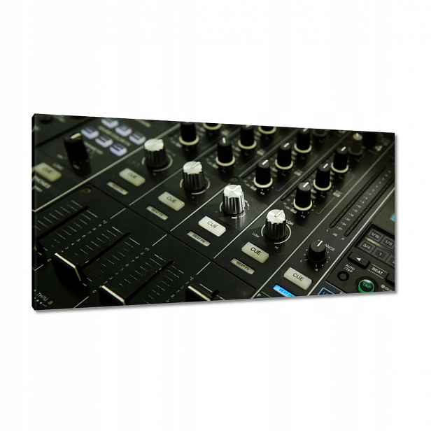 Obrazy 115x55 Černý ovladač mixéru