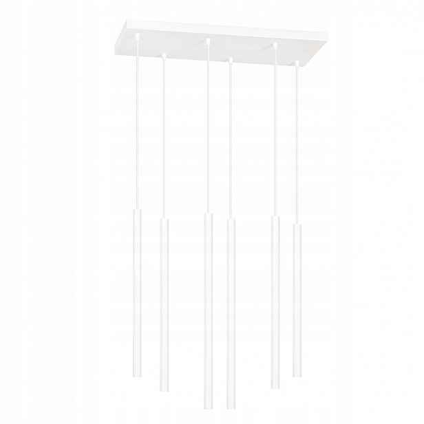 Stropní svítidlo Selter 6 bílá, 6xG9, moderní, ocelová, 120 x 59 cm