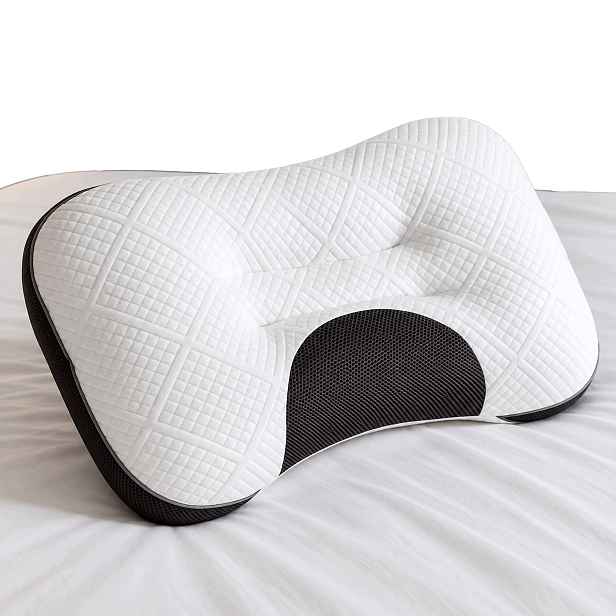 Ortopedický polštář profilovaná 50×70 cm ergonomická, bílá na spaní