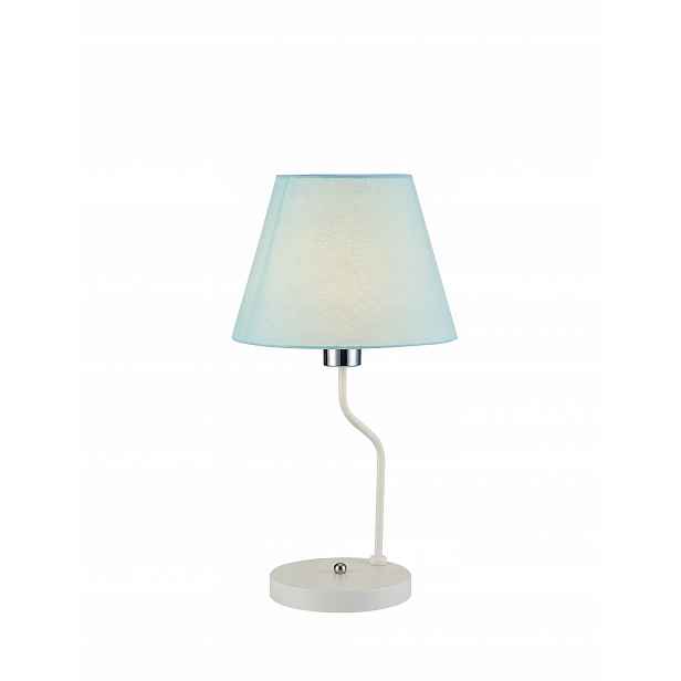 Stolní lampa bílo-modrá 1x40W E14 York Ledea