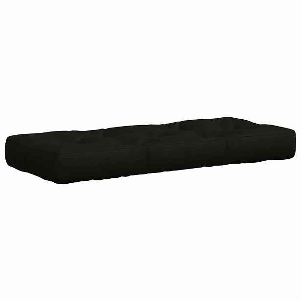 vidaXL Polstr na paletu VIANEN 100% polyester Černá 120 x 40 x 12 cm