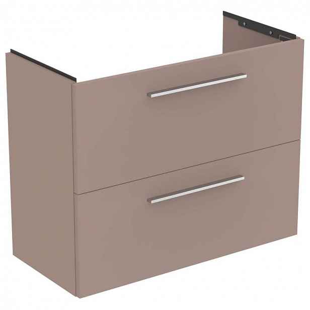 Ideal Standard i.Life S - Skříňka pod umyvadlo, 80x38x63 cm, 2 zásuvky, matná béžová T5295NH