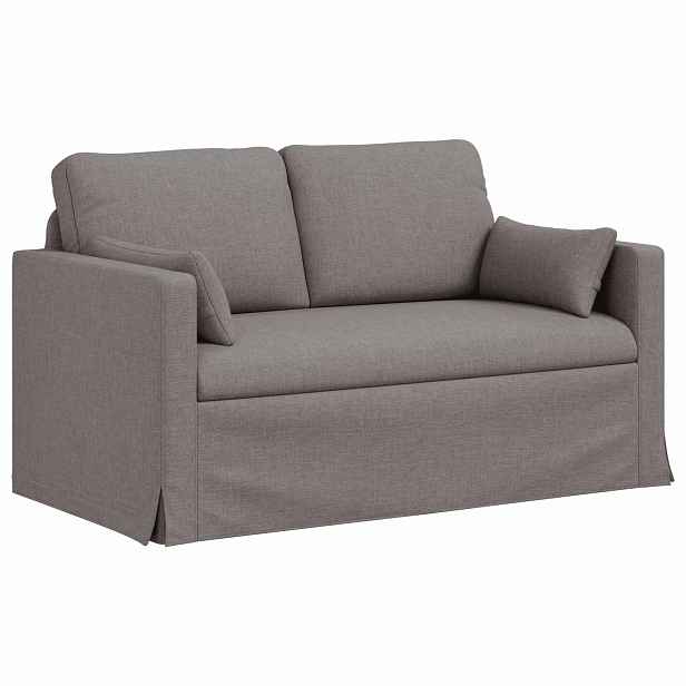 vidaXL Pohovka Taupe 139 x 78 x 80 cm textil
