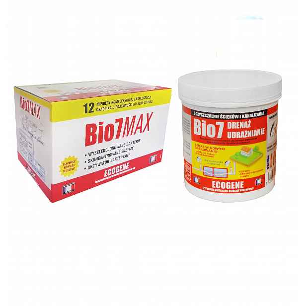 BIO7 Max 2KG Drenáž V sadě Levné bakterie