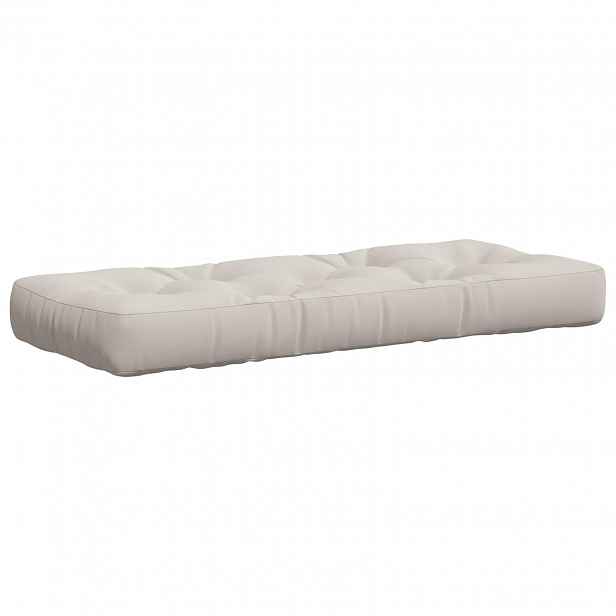 vidaXL Polstr na paletu VIANEN 100% polyester Bílá 120 x 40 x 12 cm