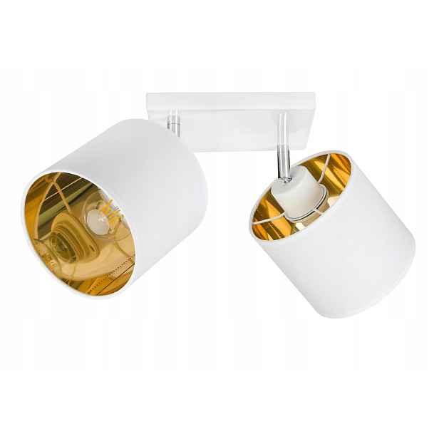 Lampa stropní svítidlo pohyblivý lustr sufiová Abażur zlatá