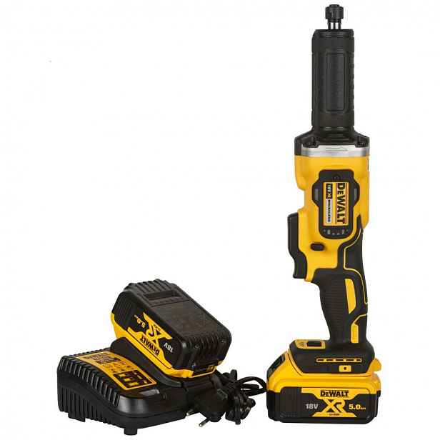 DeWALT - 18V AKU přímá bruska, 2x aku 5,0 Ah, nabíječka DCG426P2