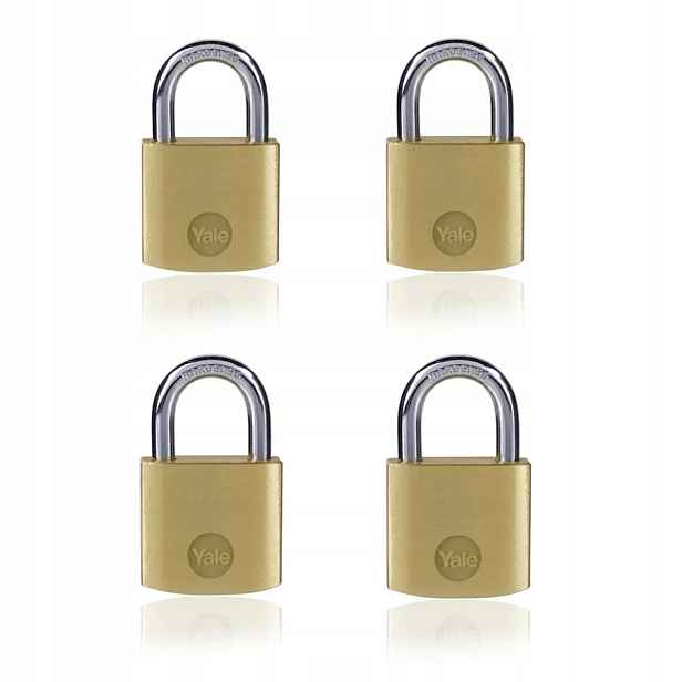 Kládka Yale x4 Mosaz Zlatá 40 mm
