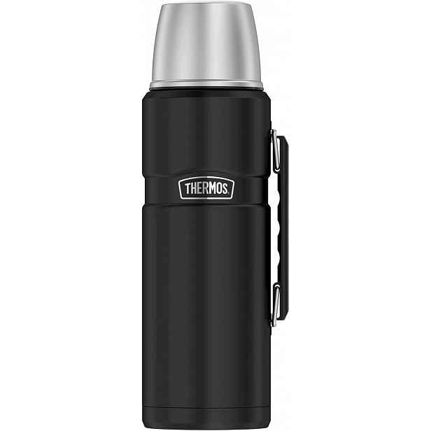Thermos Stainless King 1200 ML, Černý, Vzduchotěsný, Dvojité Stěny