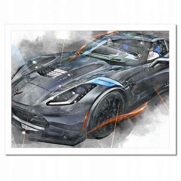 Plakáty v rámu 40x30 Sportovní auto