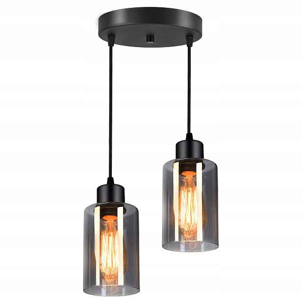 Závěsná lampa Lustr Stropní Svítidlo Skleněné Led Tuby