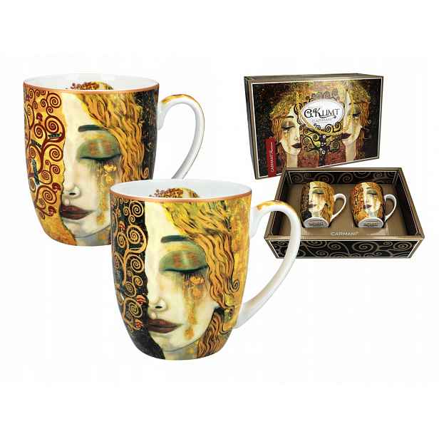 Carmani Sada 2 hrnků G. Klimt, Zlaté slzy